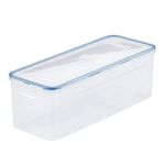 Antorn Plastic Transparent Airtight Food Storage Big Bread Box Storage Container (32 x 14 x 12 cm)-3800ml