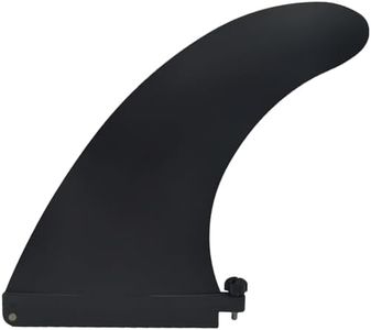Paddleboard Fin - Easy Install, Screw-in Design, Detachable Sup Fin Replacement, Center Single Fin for Inflatable SUPs - 1PCS Black
