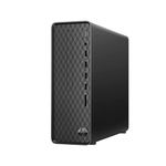 HP Slim Tower 12th Gen Intel Core i3-12100(8GB RAM/512GB SSD/Intel UHD Graphics 730/Black Wired Mouse & Keyboard/Windows 11/MSO 2021/Dark Black), S01-pF2889in, Black