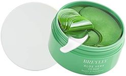 BREYLEE Aloe Vera Eye Mask– 60 Pcs - Puffy Eyes and Dark Circles Treatments – Look Younger and Reduce Wrinkles and Fine Lines Undereye, Improve and Firm eye Skin - Pure Natural Material Extraction