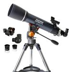 Celestron 22065 AstroMaster 102AZ Refractor Telescope, Dark Blue