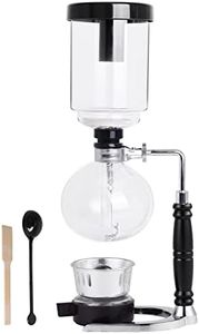 YUCHENGTECH Siphon Syphon Coffee Maker Tabletop Glass Siphon Pot Glass Technica Syphon Coffee Maker Siphon Vacuum Coffee Maker(3 Cups(360ml))