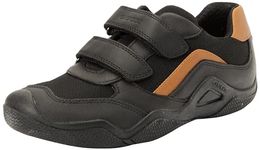 Geox Jr Wader C Sneaker, Black Brown, 5 UK