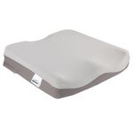 TYNOR Coccyx Cushion Seat, for Men & Women, Foam Comfort for Tailbone Pain Relief, for Home, Office Chairs & Car Seats | Universal Size, 1 Unit (Grey)