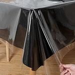 Obstal Clear Plastic Tablecloth 54 