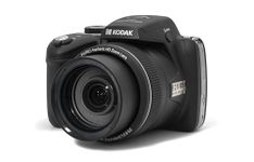 KODAK Pixpro AZ528 - 16 MP Digital Bridge Camera, 52X Optical Zoom, Optical Stabilizer, 3-inch LCD Screen, Full HD 1080p Video, Li-ion Battery - Black
