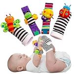 Baby Infant Rattle Socks Toys 3-6 t