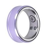 Annadue Smart Ring Sleep Tracker Fitness Tracker Ring NFC Multifunctional Ring IP68 Waterproof Bluetooth Health Smart Ring With Thermometer, Step Counter, Camera Remote (Purple)