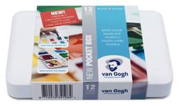 Van Gogh 12 Pan Watercolor Pocket Box
