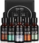 ISNER MILE Beard Oil 5 Pack Set, Na