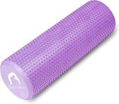 Bodylastics EVA Dotted Foam Roller for Deep Tissue Massage, Relief from Sore Muscles Pain, Pre & Post Exercise Fitness Workout Sessions (Purple, 45cms)