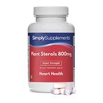 Plant Sterols 800mg | 120 Vegan Tablets with Beta-Sitosterol | Helps Maintain Normal Cholesterol Levels | Vegan & Vegetarian Friendly | Manufactured in The UK