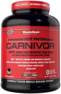 MuscleMeds Carnivor Beef Protein Isolate Powder, Fruit Punch, 56 Servings