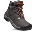 KEEN Women's Kaci 3 Winter Mid Height Waterproof Insulated Snow Boots, Magnet/Black Plaid, 8 Medium US