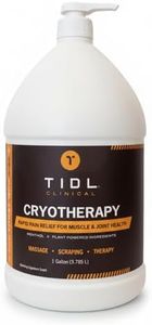TIDL Clinical Cryotherapy Cream, Menthol Camphor Arnica, 1 Gallon