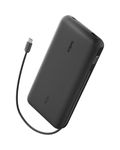 Belkin UltraCharge Pro Power Bank 25000mAh, Portable Charger with Integrated USB C Cable, 158W USB PD - Fast Charging Battery Pack for MacBook Pro, iPhone, iPad Pro, Galaxy, Pixel & More - Black