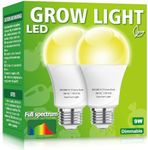 mfxmf 2 Pack LED Grow Light Bulbs A