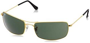 Ray-Ban UV Protected Sunglasses for Men( 0RB3334I|61 mm|Crystal Green)