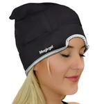 Magic Gel Migraine Ice Head Wrap | Real Migraine & Headache Relief | The Original Headache Cap | Cold, Comfortable, Dark & Cool; Endorsed by Physicians, Loved by Thousands - (Black)