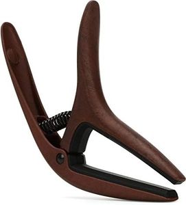 Ernie Ball Axis Dual Radius Capo - 2-in-1 Reversible Capo for Electric and Acoustic Guitar - Bronze