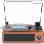 Vintage Record Player with Built-in