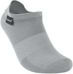 RANDY SUN Ultra Thin Waterproof Socks for Women, Outdoor No Show Hiking Trekking Camping Socks, Grey, Small