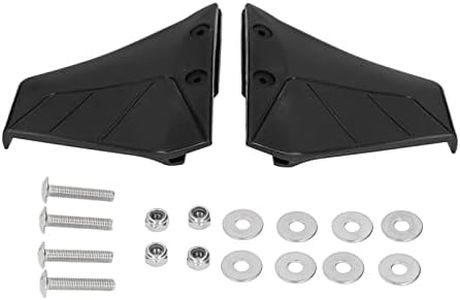 ABS Plastic Hydro Stabilizer Fins Stingray Style Hydrofoil for Outboard Motor with Mounting Accessories Pack