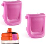 2pcs Replacement Lid Clip, Bottle Clasp to Fasten the Lid Bottle Reliable Bottle Mouth Fastener Bottle Buckle Accessories Compatible with Gatorade GX (Pink Purple)