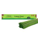 Bless-Lemon-Grass-Incense-Sticks 100%-Natural-Handmade-Hand-Dipped Organic-Chemicals-Free for-Purification-Relaxation-Positivity-Yoga-Meditation The-Best-Woods-Scent (25 Sticks (40GM))