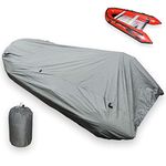 Seamax Inflatable Boat Cover, D Series for Beam Range 5.8' to 6.4' (FEET), 5 Sizes fits Length 12.2' to 16.5' (FEET) (D430 - Max Length 14ft)