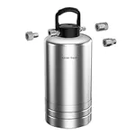 GLACIER FRESH Portable RV Water Softener, 16,000 Grain with Stainless Steel Garden Hose Quick Connects for RVs, Trailers, Boats, Mobile Car Washing, Pressure Washing