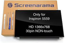 SCREENARAMA New Screen Replacement for Dell Inspiron 5559, HD 1366x768, Glossy, LCD LED Display with Tools