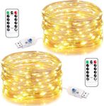 Fairy Lights for Bedroom, [2 Pack] 