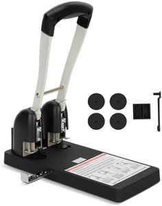 Heavy Duty 2-Hole Puncher, Punches up to 150 Sheets of Paper for Schools, Print Stores and Corporations,for Binder with Ergonomic, Labor-Saving Handle