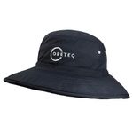 Coreteq Bucket Hat Summer Beach Stylish Sun Protection with Wide Brim, Eyelets Holes, Adjustable Clip Closure, Polyester Hats for Men Women Boys Girls Unisex, (Midnight Blue)