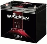 SHURIKEN 1800W 80AMP Hours Large Si