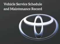 Vehicle Service Schedule and Maintenance Record: Replacement Service History Book