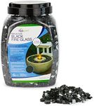 Aquascape Reflective Black Fire Glass for use with Fire and Water Fountains, Fire Places, Fire Pits, and More, 1/4-inch, 10-pounds | 78262