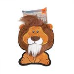 BarkButler x FOFOS Safari Lion - Orange Dog Toy, Soft Plush Material, Squeaker Inside, Durable Toys for Dogs, Dog Toys for Small Dogs and Medium Dogs (0-20kgs)