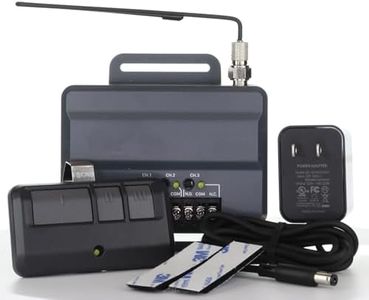 Anderic 850LM Universal Gate and Garage Door Opener Receiver, Remote, & Power Supply Kit - Compatible with Liftmaster Gate Door Openers and Commercial Garage Doors - Works All Brands | RR850LM
