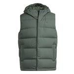 adidas Men's Helionic Down Jacket, Green Oxide, M