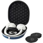 ProCase Hard Case for Sony WH1000XM5/ WH1000XM4/ WHXB910N/ WHCH710N/ WHXB900N/ Bose 700/ QC35 II Wireless Noise Cancelling Headphones, Travel Carrying Bag with 2 Dust Covers -Navy