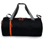 Sfane Polyester 9.05 Black Men & Women Trendy Black Sports Duffle Gym Bag, Shoulder Bag