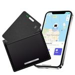 Olycism Wallet Tracker Card Bluetooth (IOS Only) Key Finder for Wallet Card Support Wireless Charging GPS Tracker for Kids Luggage Tracker for Suitcases with 98 Feet Finding Range IPX8 Waterproof