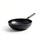 KitchenAid Classic Forged 3-layer German Engineered Non-Stick 28 cm/3.6 Litre Wok, Induction, Oven Safe,Black