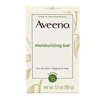 Aveeno Moisturizing Bar Soap with Colloidal Oatmeal for Dry Skin, Unscented (Packaging May Vary)