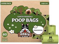 Pogi’s Dog Poop Bags Bulk - 60 Unsc