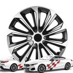 Walser Wheel trims New Racer, Rated Very Good* set of four wheel covers in aluminium-look rim 16" black/silver