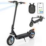 Fast Electric Scooter, 8.5-10" Electric Scooters Adult, 30-50KM Long Range, 3/4 Speed Modes with APP Control, Doual Braking System, Fast Charging Foldable E Scooter for Adults and Teens