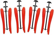 HILLHOME 4 Pack Boot Tree Shaft Boots Shapers for Knee High Tall Boots Spring Loaded Adjustable Great Support Form Shaping Inserts for Womens and Mens Shoes (Red)